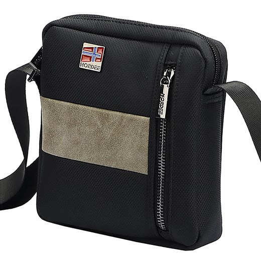 Torba saszetka na ramię męska materiałowa Nordee ze sklepu lenaodniemowlakadoszkolniaka.pl w kategorii Torby męskie - zdjęcie 187468220