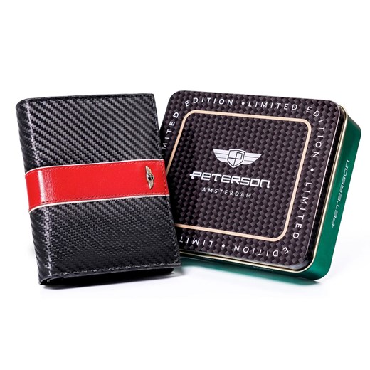 Portfel męski skórzany skóra naturalna Peterson ze sklepu lenaodniemowlakadoszkolniaka.pl w kategorii Portfele męskie - zdjęcie 187468872