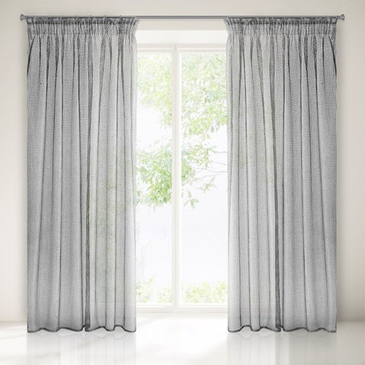 FIRANA GOTOWA BONITA NA TAŚMIE 140X270 CM SZARY ze sklepu lenaodniemowlakadoszkolniaka.pl w kategorii Firany - zdjęcie 187469371