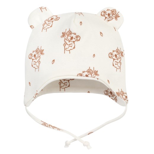 Czapka niemowlęca wiaz LOVELY DAY écru,koala 62 ze sklepu lenaodniemowlakadoszkolniaka.pl w kategorii Czapki dziecięce - zdjęcie 187469491