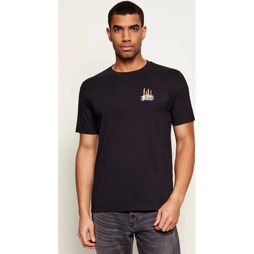 OFF-WHITE T-shirt BUILDING ARROW | Slim Fit ze sklepu Gomez Fashion Store w kategorii T-shirty męskie - zdjęcie 187471150