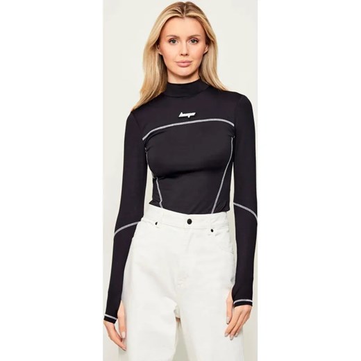 Hugo Blue Półgolf Nisportie_B | Slim Fit ze sklepu Gomez Fashion Store w kategorii Bluzki damskie - zdjęcie 187471160