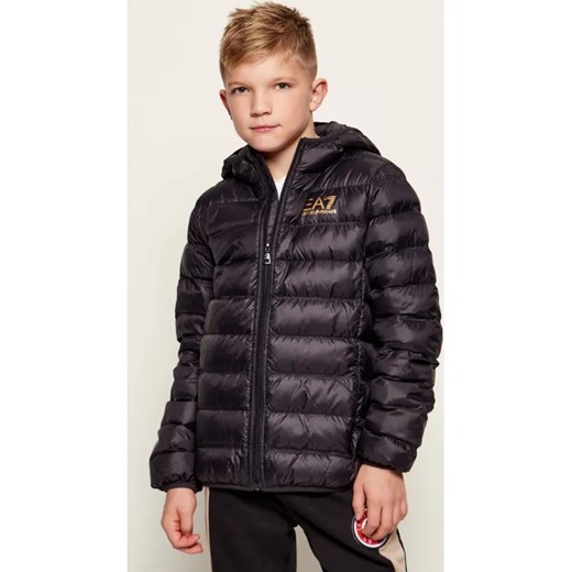 EA7 Puchowa kurtka | Regular Fit ze sklepu Gomez Fashion Store w kategorii Kurtki chłopięce - zdjęcie 187471774