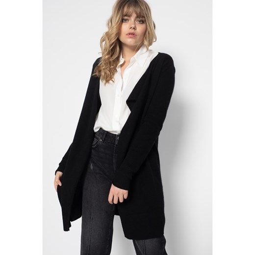 Perfect Cashmere Kaszmirowy kardigan &quot;Abigail&quot; w kolorze czarnym Perfect Cashmere M okazja Limango Polska