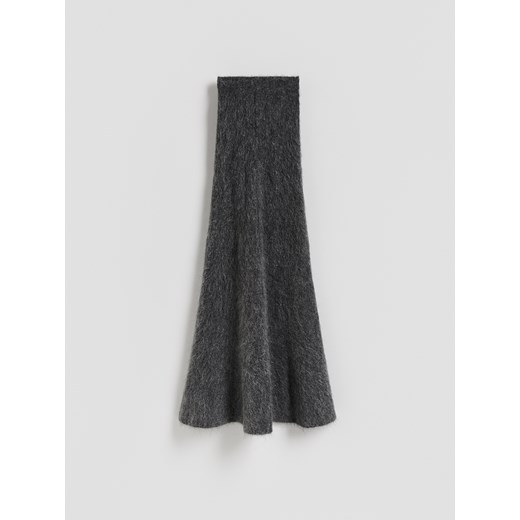 Reserved - Spódnica maxi z wełną - ciemnoszary ze sklepu Reserved w kategorii Spódnice - zdjęcie 187472562