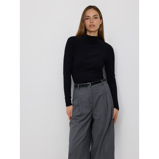 Reserved - Body z modalem - czarny ze sklepu Reserved w kategorii Body damskie - zdjęcie 187472943