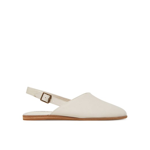 Baleriny Toms Jade Slingback 10022014 Écru ze sklepu eobuwie.pl w kategorii Sandały damskie - zdjęcie 187473294