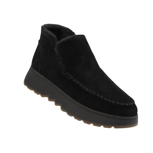 Damskie botki ocieplane Nika Komfort 0791-3085, czarne ze sklepu ulubioneobuwie w kategorii Botki - zdjęcie 187474322