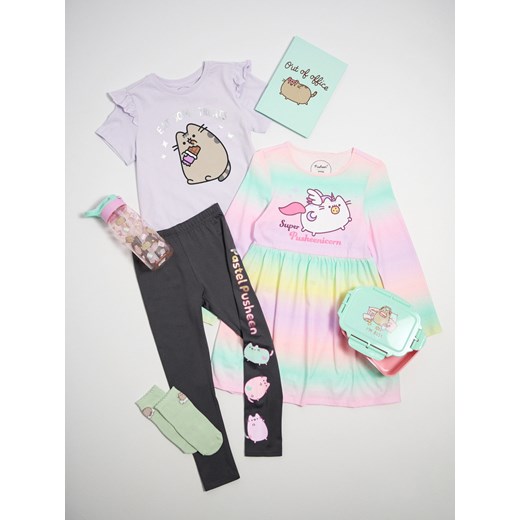 Sinsay - Legginsy Pusheen the Cat - wielobarwny Sinsay 116 (5-6 l) Sinsay