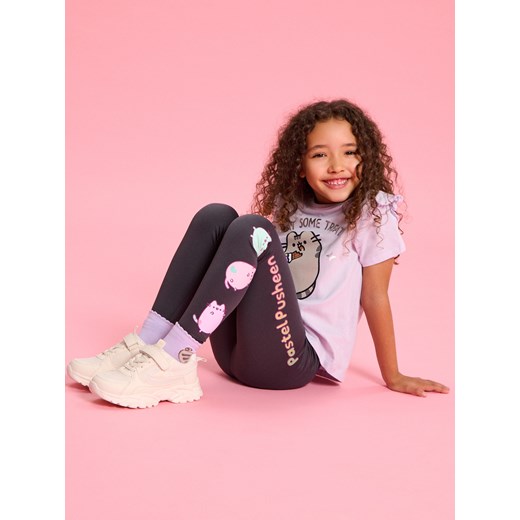 Sinsay - Legginsy Pusheen the Cat - wielobarwny Sinsay 140 (9-10 l) Sinsay