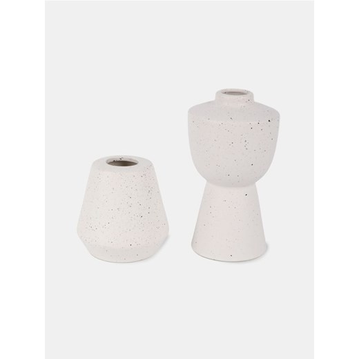 Sinsay - Świeczniki 2 pack - kremowy ze sklepu Sinsay w kategorii Świeczniki - zdjęcie 187474880