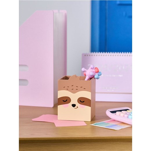 Sinsay - Organizer biurowy na długopisy z motywem jeża - różowy ze sklepu Sinsay w kategorii Zabawki - zdjęcie 187474930