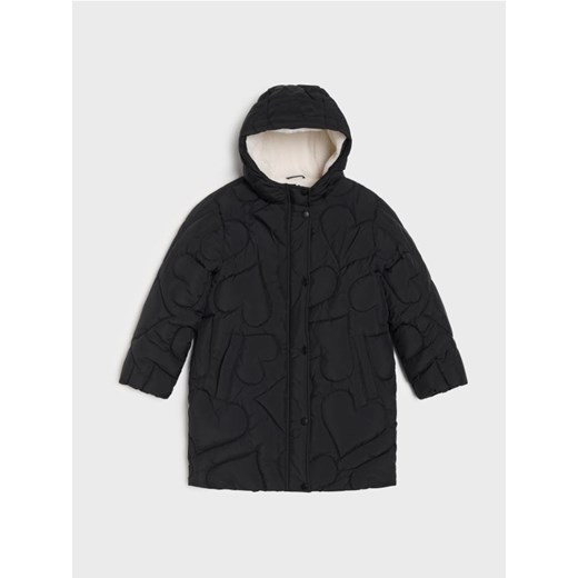 Sinsay - Kurtka ocieplana z kapturem - różowy ze sklepu Sinsay w kategorii Kurtki męskie - zdjęcie 187474950