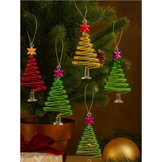 Sinsay - Dekoracje choinkowe 5 pack - wielobarwny ze sklepu Sinsay w kategorii Dekoracje bożonarodzeniowe - zdjęcie 187474981