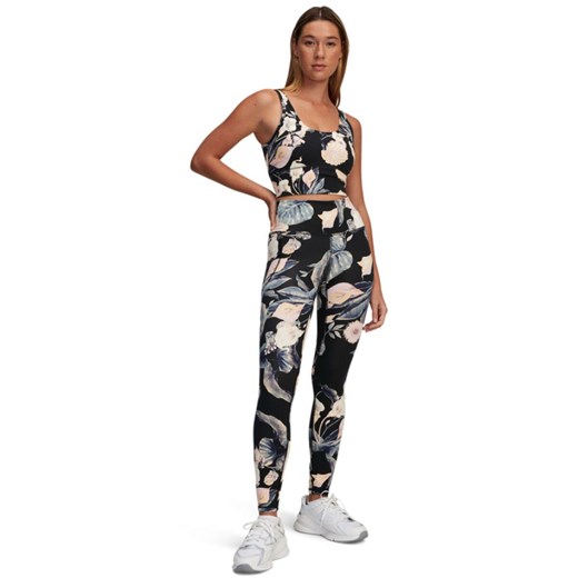 Damskie legginsy treningowe Under Armour Meridian Print Legging - czarne ze sklepu Sportstylestory.com w kategorii Spodnie damskie - zdjęcie 187475313