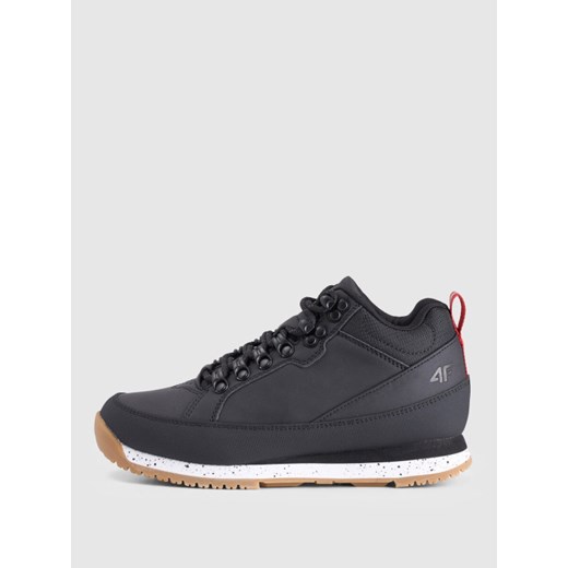 Chłopięce buty przejściowe 4F 4-WALKER 4FJRAW25FWINM069 - czarne ze sklepu Sportstylestory.com w kategorii Buty zimowe dziecięce - zdjęcie 187475340