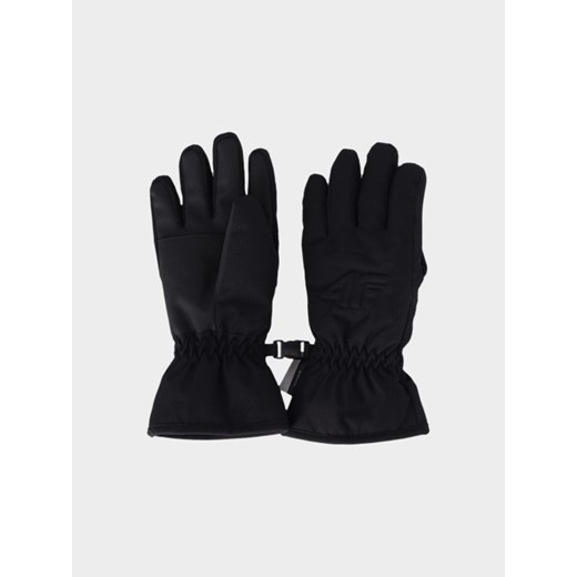 Dziecięce rękawiczki narciarskie 4F Thinsulate 4FJWAW25AFGLU190 - czarne ze sklepu Sportstylestory.com w kategorii Rękawiczki dziecięce - zdjęcie 187475362