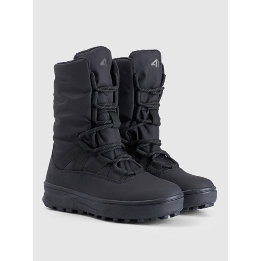 Dziewczęce buty zimowe śniegowce INUA 4F 4FJRAW25FSBSF038 - czarne 4f Junior 38 Sportstylestory.com