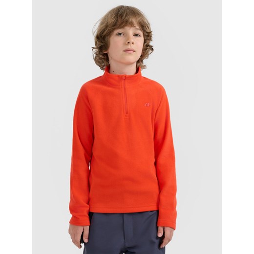 Chłopięca bielizna termiczna polarowa (góra) 4F 4FJRAW25UFLEM072- czerwona ze sklepu Sportstylestory.com w kategorii Bielizna termoaktywna - zdjęcie 187475544