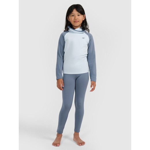 Dziewczęca bielizna termiczna ocieplana (dół) 4F 4FJRAW25UBRUF113 - szara ze sklepu Sportstylestory.com w kategorii Bielizna termoaktywna - zdjęcie 187475591