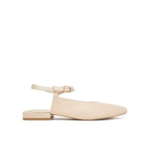 Czółenka Gioseppo Averill 74831-P Écru ze sklepu eobuwie.pl w kategorii Balerinki - zdjęcie 187475662