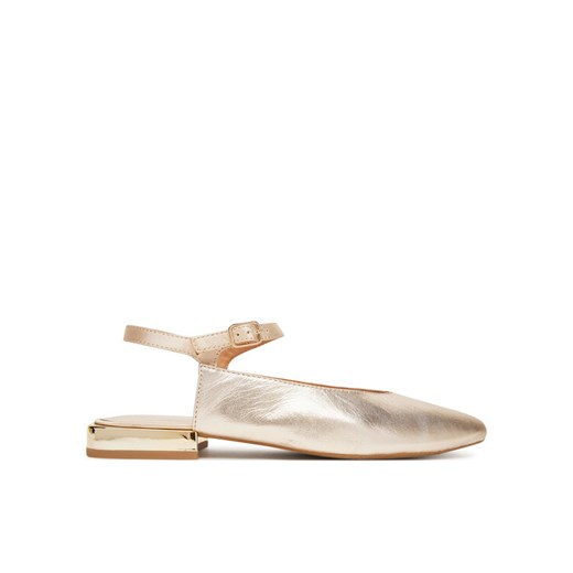 Czółenka Gioseppo Averill 74831-P Złoty ze sklepu eobuwie.pl w kategorii Balerinki - zdjęcie 187475714