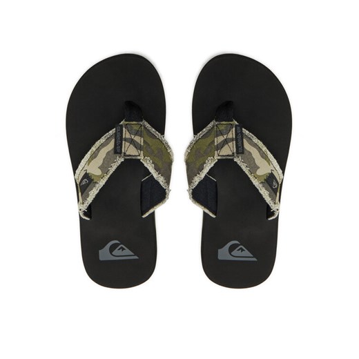 Japonki Quiksilver AQYL100047 Zielony ze sklepu eobuwie.pl w kategorii Klapki męskie - zdjęcie 187475733