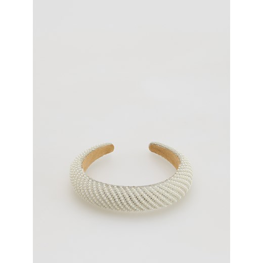 Reserved - Opaska do włosów - złamana biel ze sklepu Reserved w kategorii Opaski do włosów - zdjęcie 187476323