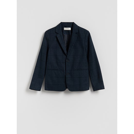 Reserved - Marynarka z wiskozą - granatowy ze sklepu Reserved w kategorii Marynarki i garnitury chłopięce - zdjęcie 187476370