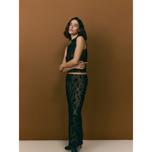 Reserved - Spódnica maxi - czarny ze sklepu Reserved w kategorii Spódnice - zdjęcie 187476433