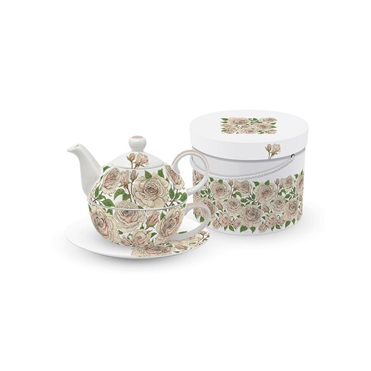 ppd Imbryk &quot;Roses&quot; w kolorze biało-beżowym - 500 ml ze sklepu Limango Polska w kategorii Dzbanki i zaparzacze - zdjęcie 187476684