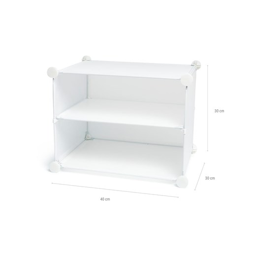 InnovaGoods Szafka w kolorze białym na buty - 84 x 128 x 32 cm ze sklepu Limango Polska w kategorii Szafy - zdjęcie 187476710