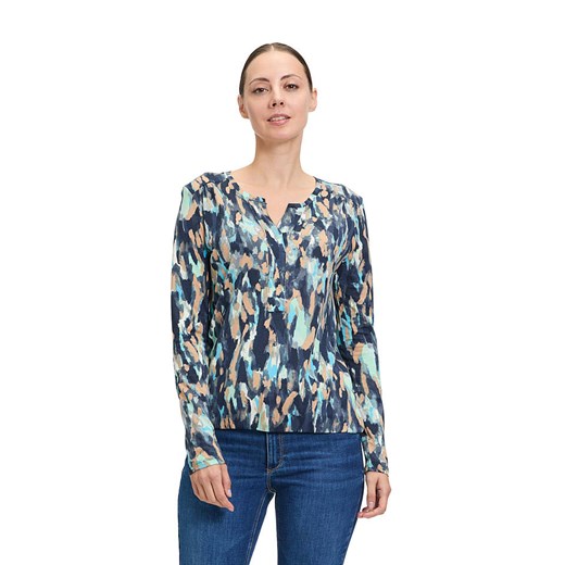 BETTY &amp; CO Koszulka w kolorze granatowo-błękitno-karmelowym Betty & Co M wyprzedaż Limango Polska