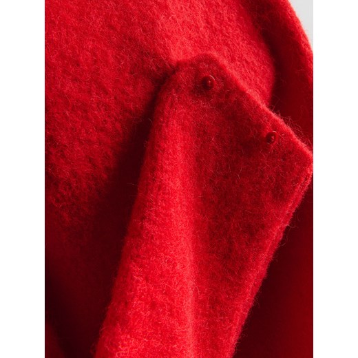 Reserved - Sweter z ozdobnym detalem - czerwony Reserved XL Reserved