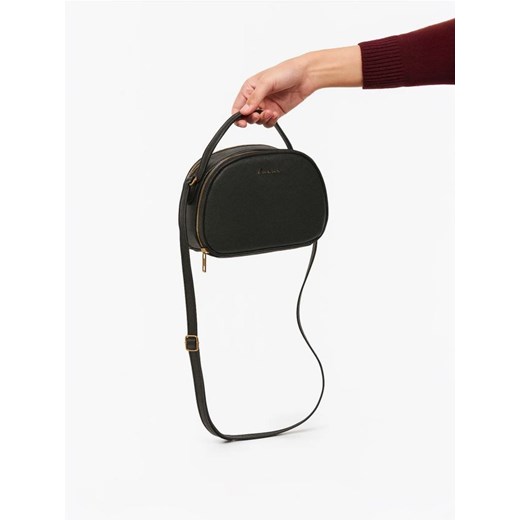 Sinsay - Torebka listonoszka z imitacji skóry - czarny ze sklepu Sinsay w kategorii Listonoszki - zdjęcie 187479282