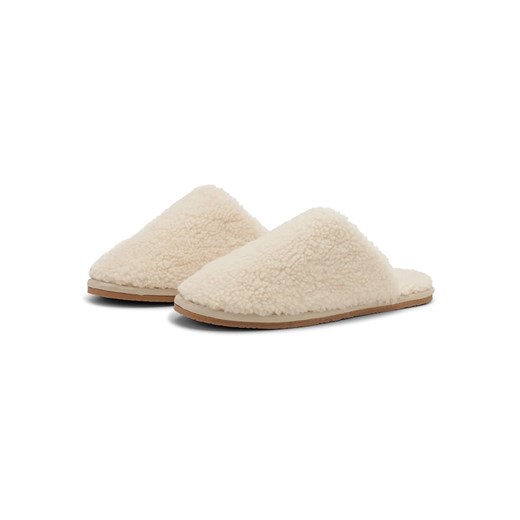 Ilse Jacobsen Kapcie w kolorze kremowym z wełny owczej ze sklepu Limango Polska w kategorii Kapcie damskie - zdjęcie 187480140