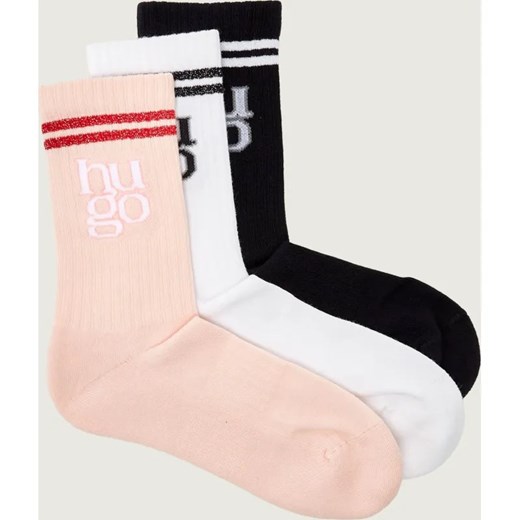 Hugo Bodywear Skarpety 3-pack QS SPORTYLOG CC ze sklepu Gomez Fashion Store w kategorii Skarpetki damskie - zdjęcie 187481033