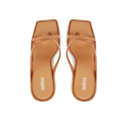 Melissa Japonki Melissa Glass Heel Ad 35801 Złoty ze sklepu MODIVO w kategorii Klapki damskie - zdjęcie 187481230