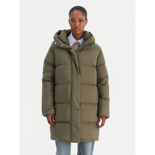 Tommy Hilfiger Kurtka puchowa Modern WW0WW46535 Zielony Regular Fit ze sklepu MODIVO w kategorii Kurtki damskie - zdjęcie 187481242