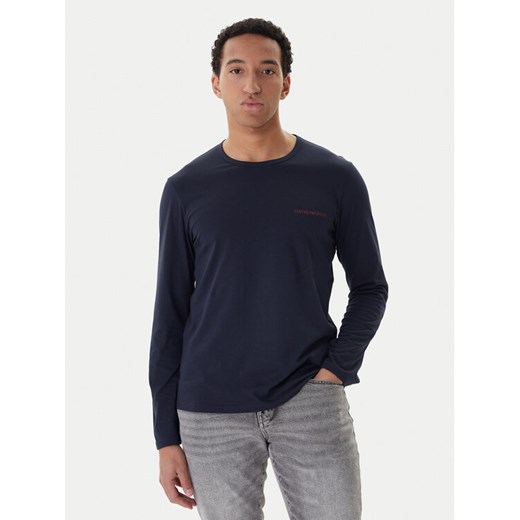 Emporio Armani Underwear Longsleeve EM000382 AF10800 UB102 Granatowy Slim Fit ze sklepu MODIVO w kategorii T-shirty męskie - zdjęcie 187481252