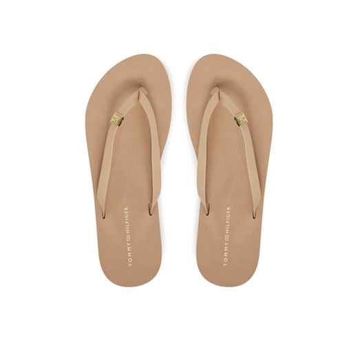 Tommy Hilfiger Japonki Elevated Chic Beach Sandal FW0FW08523 Beżowy ze sklepu MODIVO w kategorii Klapki damskie - zdjęcie 187481332