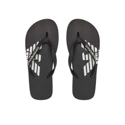 Emporio Armani Japonki XVQS08 XN746 A120 Czarny ze sklepu MODIVO w kategorii Klapki męskie - zdjęcie 187481344