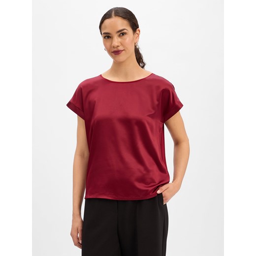 JOOP! Koszulka damska - Taila Kobiety bordowy jednolity ze sklepu vangraaf w kategorii Bluzki damskie - zdjęcie 187482050