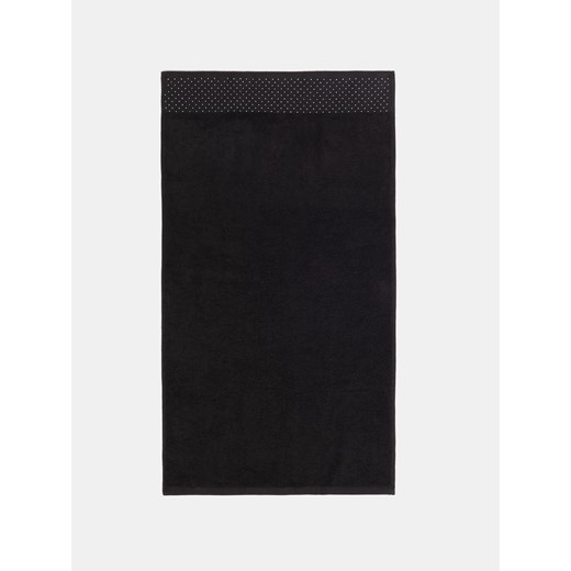 Sinsay - Ręcznik z cyrkoniami - czarny Sinsay One Size Sinsay