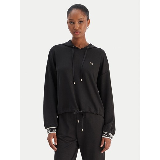 Liu Jo Sport Bluza TF5285 J4747 Czarny Regular Fit ze sklepu MODIVO w kategorii Bluzy damskie - zdjęcie 187482603