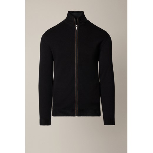 Sweter Czarny Bawełniany Algar ze sklepu Lancerto S.A. w kategorii Swetry męskie - zdjęcie 187482713