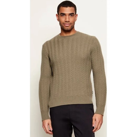 BOSS BLACK Wełniany sweter H-Hitalo | Regular Fit ze sklepu Gomez Fashion Store w kategorii Swetry męskie - zdjęcie 187482902