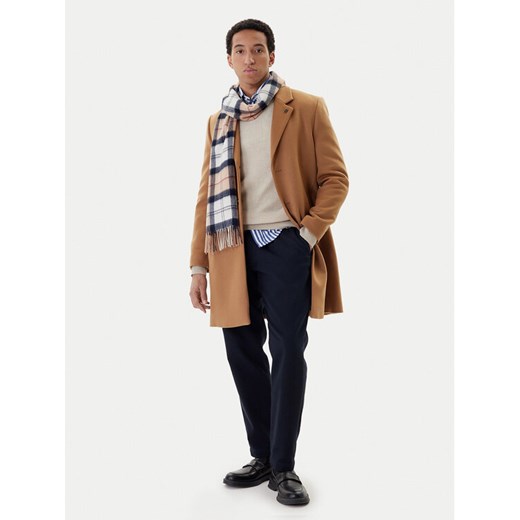 Tommy Hilfiger Płaszcz wełniany MW0MW40768 Brązowy Regular Fit ze sklepu MODIVO w kategorii Płaszcze męskie - zdjęcie 187483820