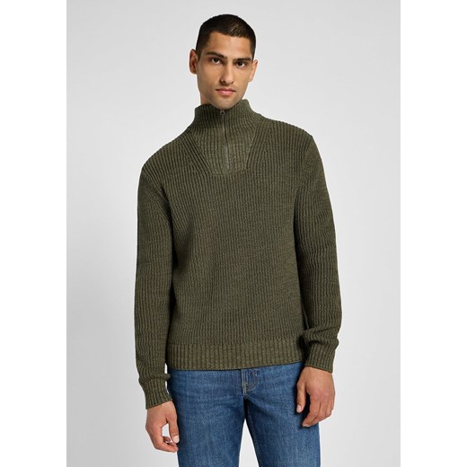 LEE MĘSKI SWETER HALF ZIP KNIT MERCANTILE GREEN 112355675 L83Y008526 ze sklepu YouNeedit.pl w kategorii Swetry męskie - zdjęcie 187483981