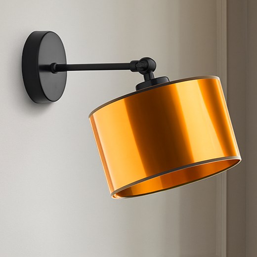 Regulowany kinkiet nad lustro TETE MIRROR czarno-miedziany loft ze sklepu Lysne w kategorii Lampy ścienne - zdjęcie 187484031